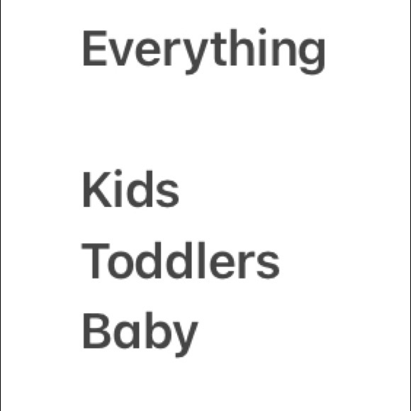 Everything for Kids, Toddlers & Baby - Picture 1 of 1